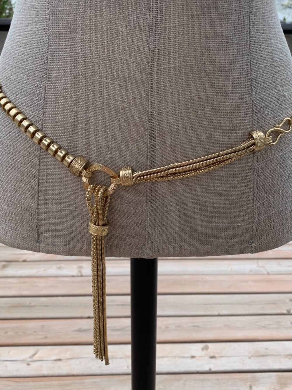 Vintage Gold Hip Waist Chain Belt Necklace Jewelry Beach Festival Boho Retro Y2K - Picture 5 of 14